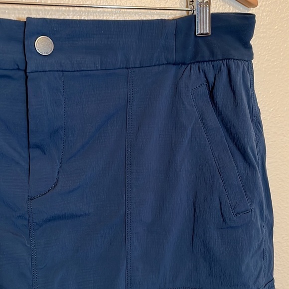 Athleta Navy Blue Cargo Skirt Size 16T - Picture 5 of 15